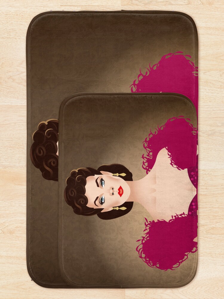Alternate view of Burgundy dress Bath Mat