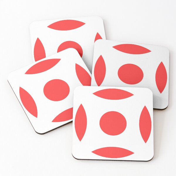 Item preview, Geometric Pattern: Intersect Circle: White/Red designed and sold by Red Wolf.