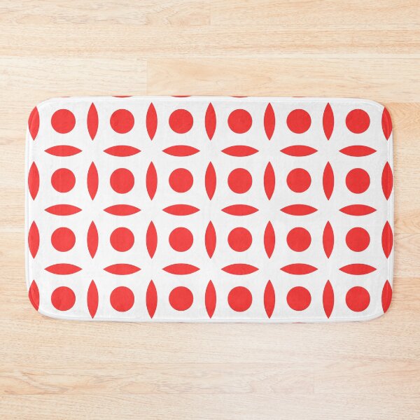 Item preview, Geometric Pattern: Intersect Circle: White/Red designed and sold by Red Wolf.