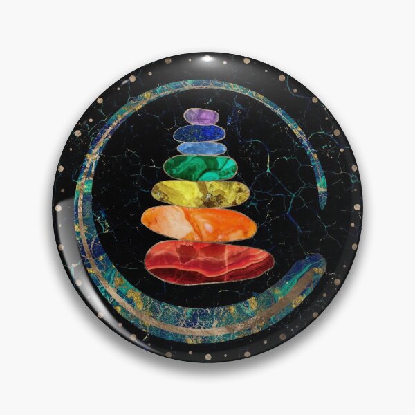 Item preview, Chakras Zen Stones and Enso circle designed and sold by k9printart.