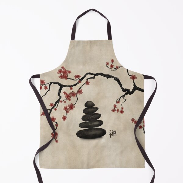 Item preview, Zen stones Sakura Tree designed and sold by k9printart.