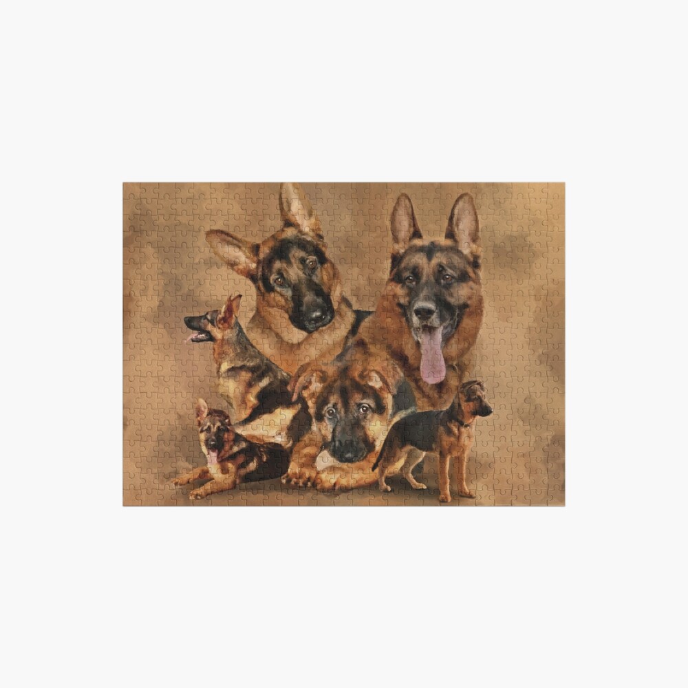 1000 Piece Jigsaw Puzzles for Adults - German Shepherd Dog