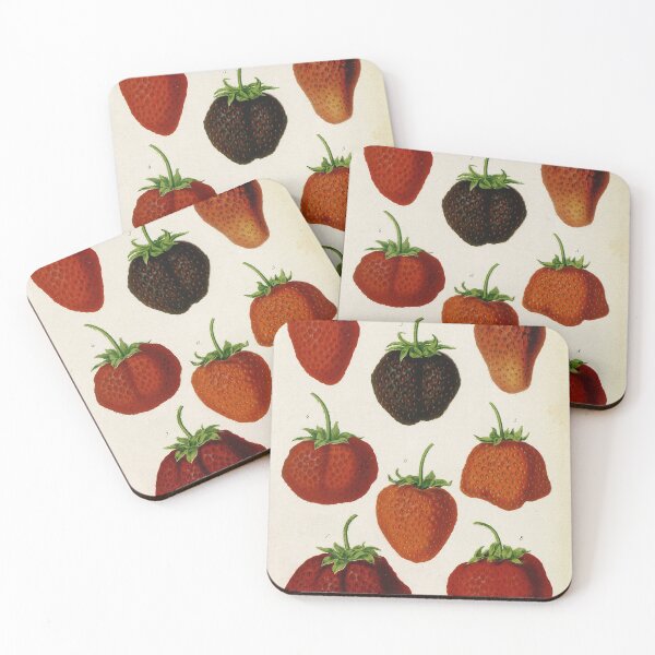 Item preview, Vintage French botanical illustration - Variétés nouvelles de fraisiers designed and sold by Gardenlibrary.