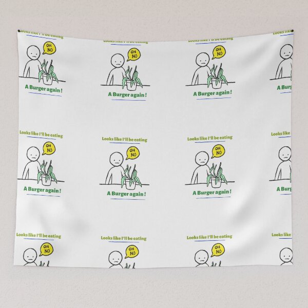 Item preview, Oh no! Looks like I’ll be eating Burger again! designed and sold by Got-Ya-Bak.