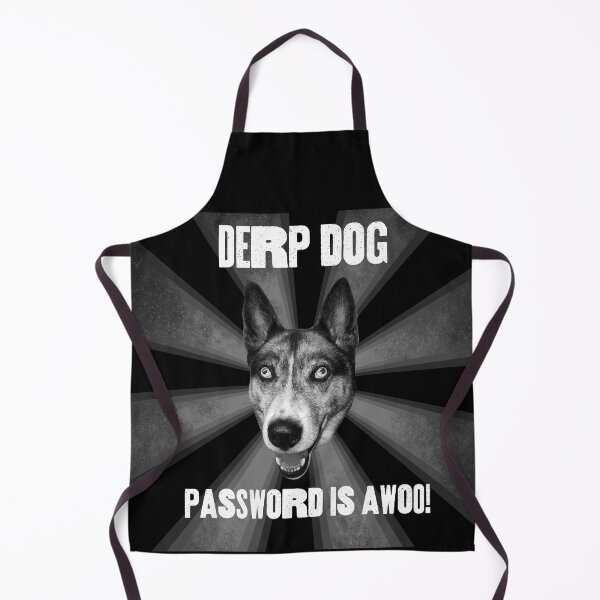 Item preview, DERP DOG - Password is Awoo! designed and sold by Marcus Barcus.