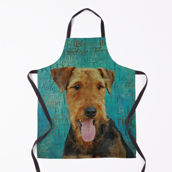 Item preview, Airedale Terrier Portrait on Word Art designed and sold by k9printart.