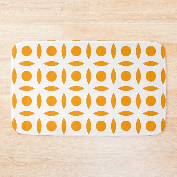 Item preview, Geometric Pattern: Intersect Circle: White/Orange designed and sold by Red Wolf.