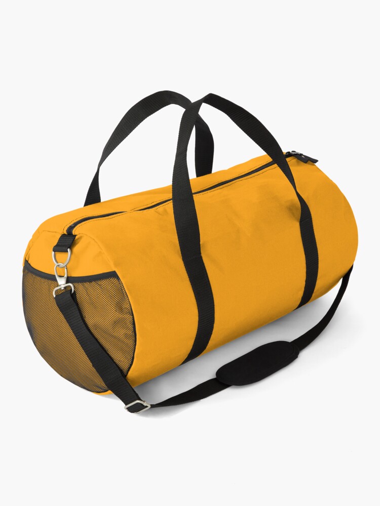 yellow overnight bag