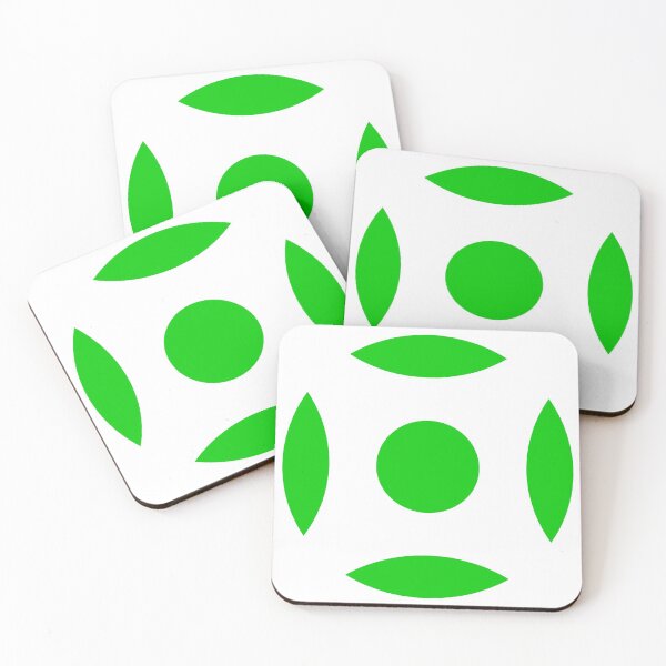 Item preview, Geometric Pattern: Intersect Circle: White/Green designed and sold by Red Wolf.