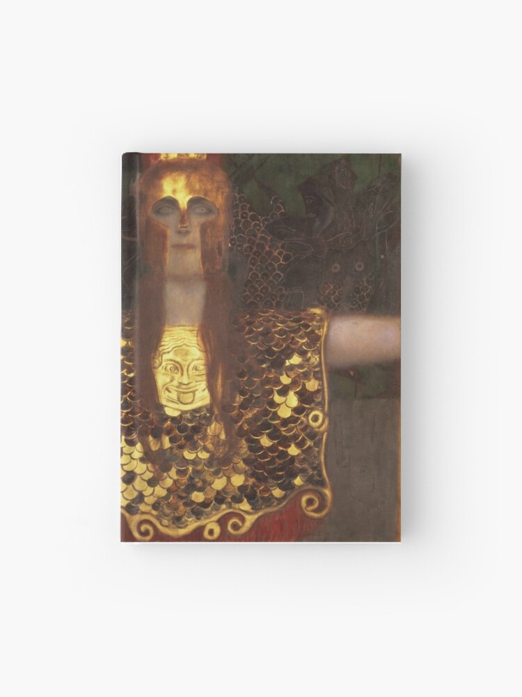 Gustav Klimt Minerva Or Pallas Athena Hardcover Journal By Artcenter Redbubble