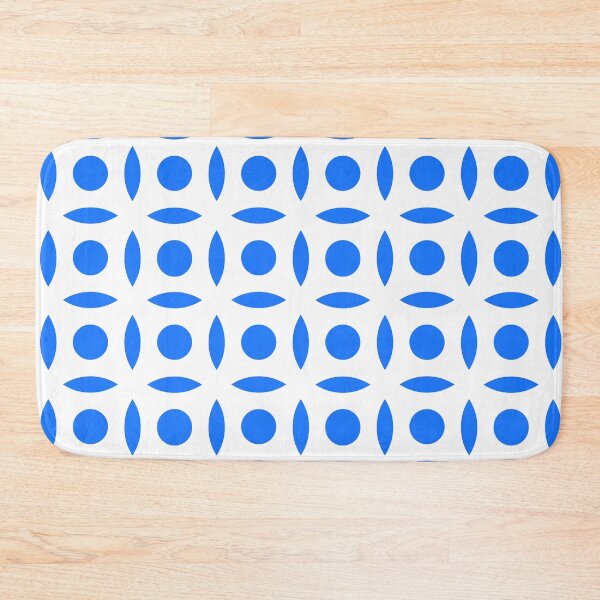 Item preview, Geometric Pattern: Intersect Circle: White/Blue designed and sold by Red Wolf.