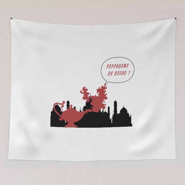 Item preview, POPPADOMS OR BREAD? OFF MENU PODCAST FAN MAGIC LAMP DESIGN Classic T-Shirt designed and sold by Artysneak.