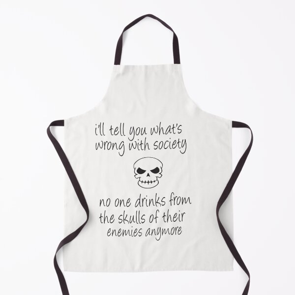 Item preview, I'll tell you what's wrong with society No One Drinks From The Skulls designed and sold by alikassi.