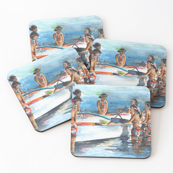 Item preview, Polynesian Women around Canoe designed and sold by Goodaboom.