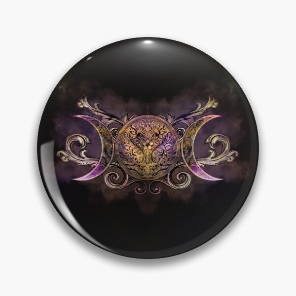 Item preview, Triple Moon - Triple Goddess -Midnight shimmer designed and sold by k9printart.