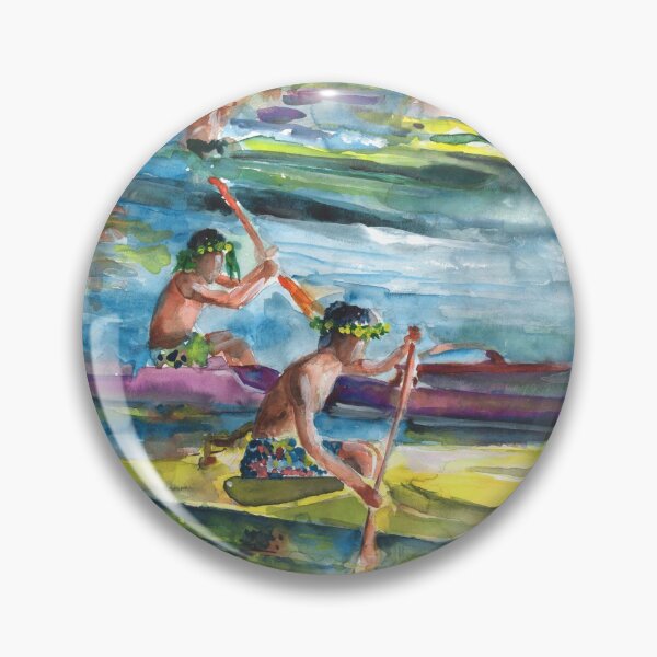 Item preview, Canoe Race in Polynesia designed and sold by Goodaboom.