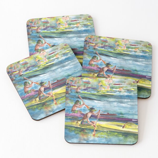 Item preview, Canoe Race in Polynesia designed and sold by Goodaboom.