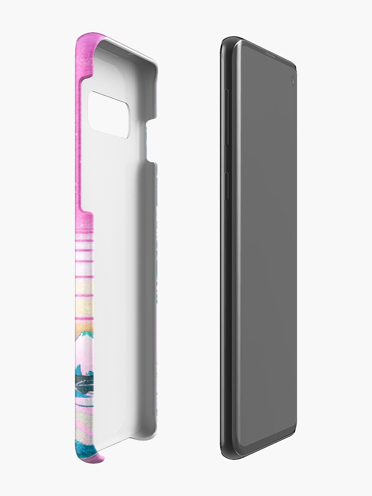 Alternate view of Vaporwave Aesthetic Great Wave Off Kanagawa Retro Sunset Case & Skin for Samsung Galaxy