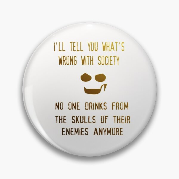 Item preview, I'll tell you what's wrong with society No One Drinks From The Skulls  designed and sold by alikassi.