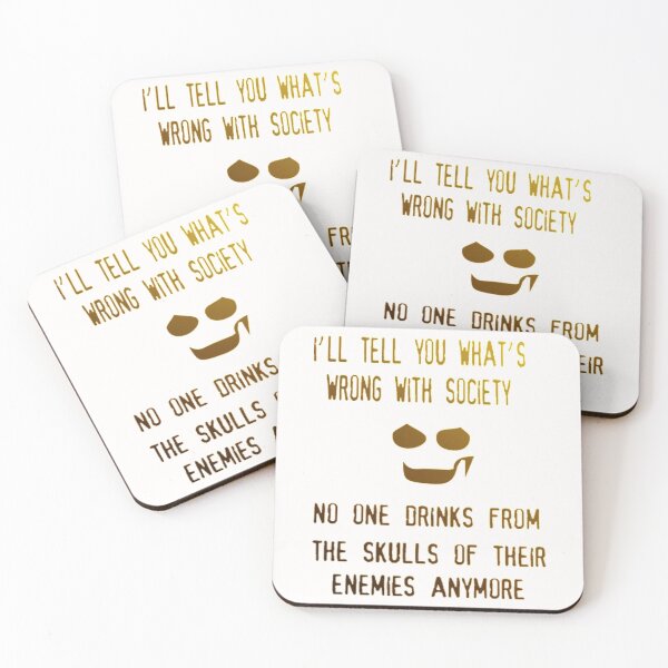 Item preview, I'll tell you what's wrong with society No One Drinks From The Skulls  designed and sold by alikassi.