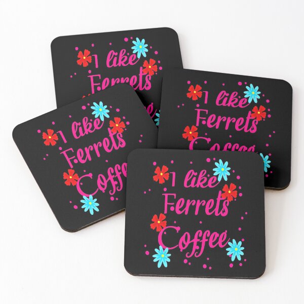 Item preview,  funny gift for  ferret  lovers and coffee addict: funny gift for ferrets owner funny womens coffee gifts:i like ferretsand coffee:coffee enthusiast gift designed and sold by khalidelk.