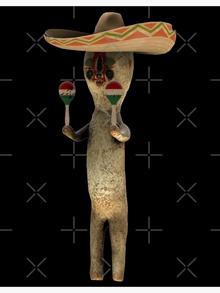 Scp 173 Sombrero Greeting Card By Geempah Redbubble