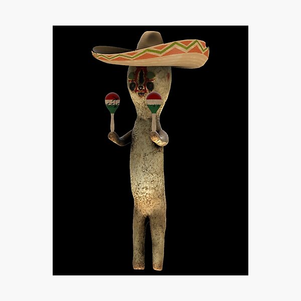 SCP-173 sombrero Photographic Print for Sale by Geempah