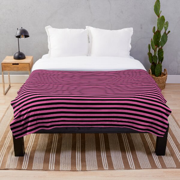 Item preview, Cool black and hot pink stripes designed and sold by TopplundDesigns.