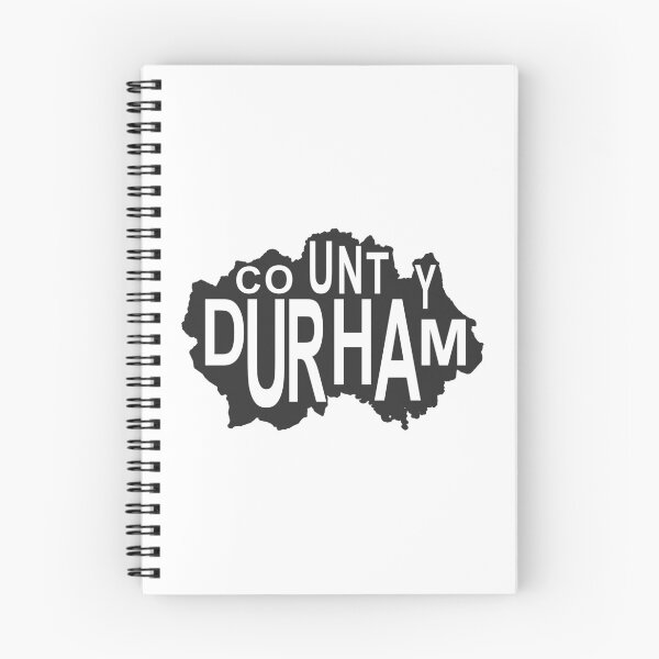 Item preview, County Durham Map Text Silhouette designed and sold by GeorgeLemon.