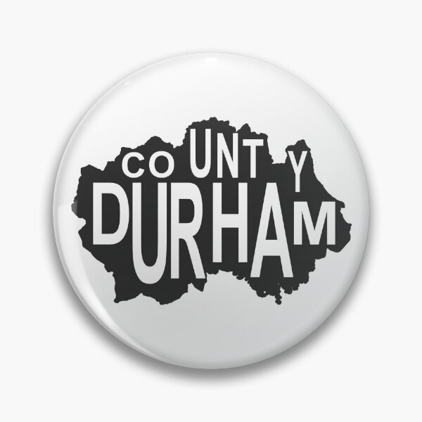 Item preview, County Durham Map Text Silhouette designed and sold by GeorgeLemon.