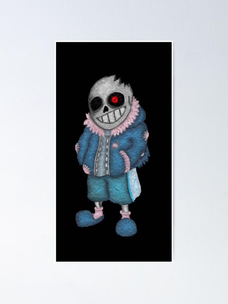 Horror Sans Bitty Poster for Sale by MoonRushers