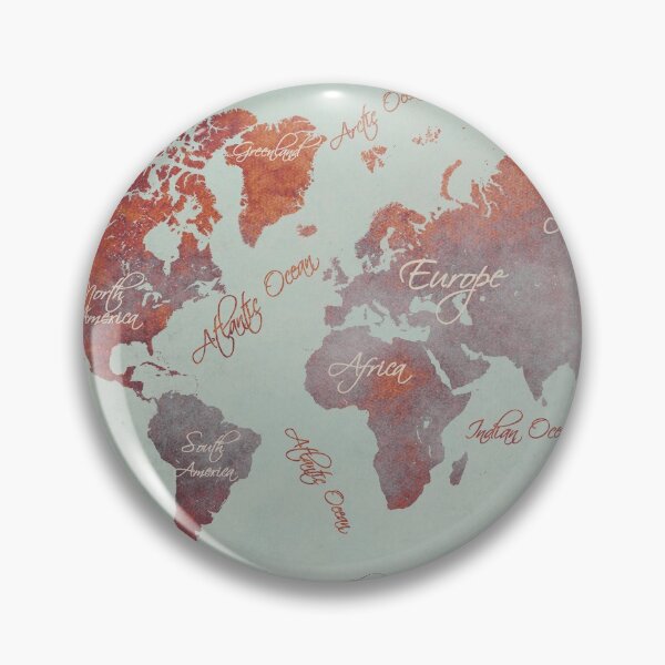 Item preview, world map 142 red grey #worldmap #map designed and sold by JBJart.