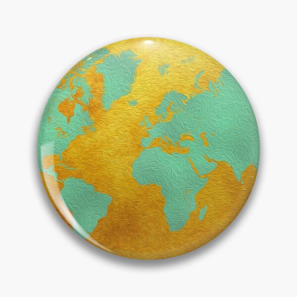 Item preview, world map gold green #worldmap #map designed and sold by JBJart.