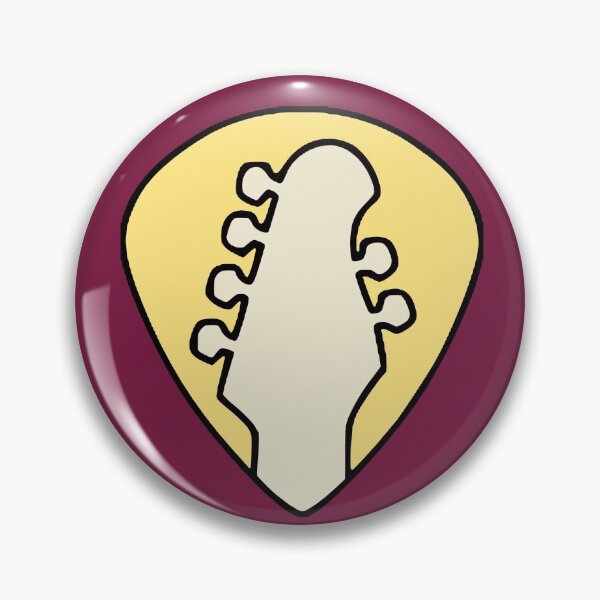 Item preview, Simple Guitarpick and Headstock Logo Design designed and sold by GuitarToneDaily.