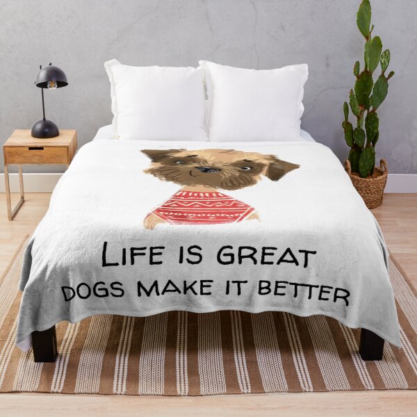 Item preview, Life Is Great Dogs Make It Better - Dog Love designed and sold by Borislav Shekerdzhiyski.