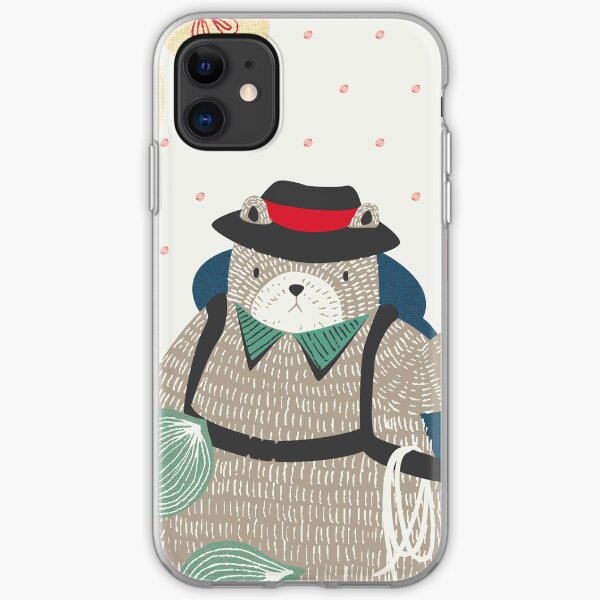 Bear Travel - Let's Go iPhone Soft Case