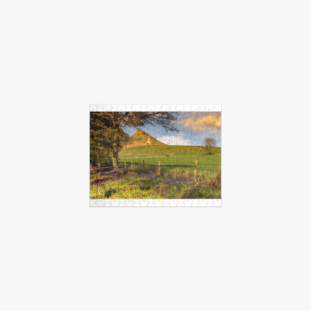 Roseberry Topping Bluebells Jigsaw Puzzle