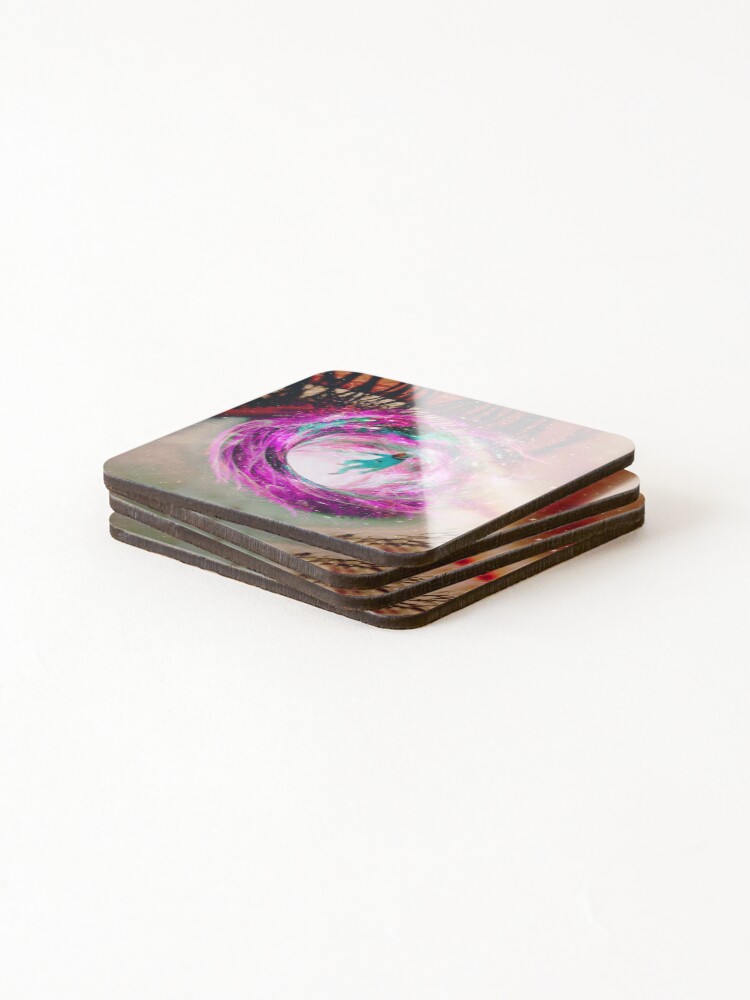 Thumbnail 4 of 5, Coasters (Set of 4), Way In designed and sold by seamless.