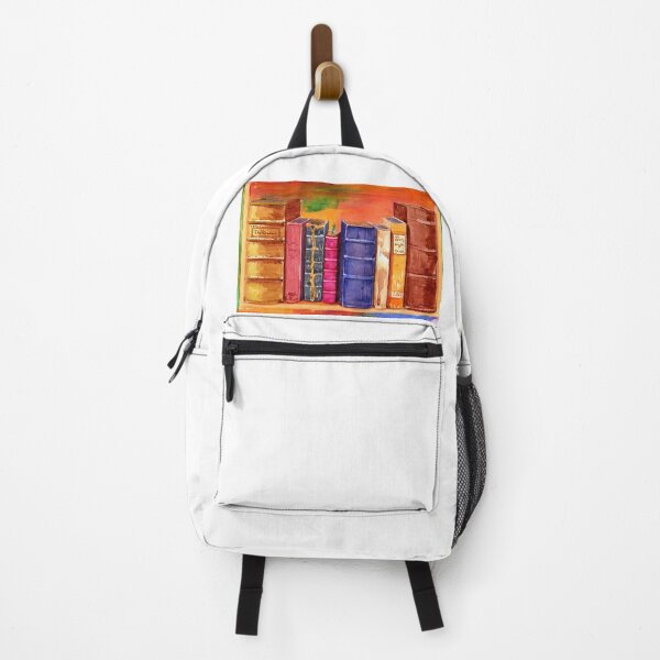 Item preview, Old Books On The Bookshelf Watercolor Painting designed and sold by MMc Buck.