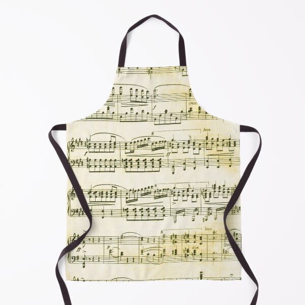 Item preview, SEPIA SHEET MUSIC PATTERN IN YELLOW SHADES AND OLD VINTAGE ORCHESTRAL MUSIC  designed and sold by ozcushions.