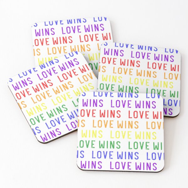Item preview, Love Wins - rainbow - PRIDE - LGBTQ designed and sold by littlearrow.