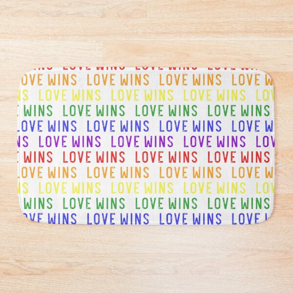 Item preview, Love Wins - rainbow - PRIDE - LGBTQ designed and sold by littlearrow.