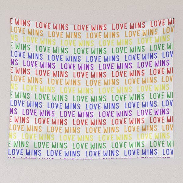 Item preview, Love Wins - rainbow - PRIDE - LGBTQ designed and sold by littlearrow.