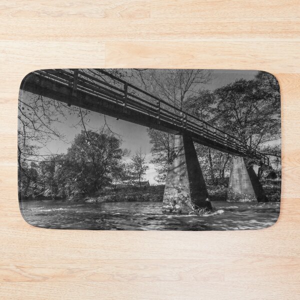 Item preview, Bridge over the River Esk Grosmont B&W designed and sold by grumpykeith.