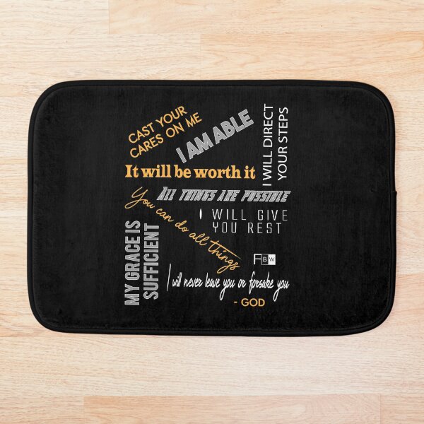 Promises of God Bath Mat