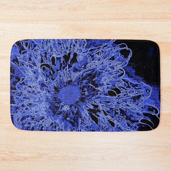 Item preview, Cosmic Flower Eruption in Blue designed and sold by Brenda Moszer.