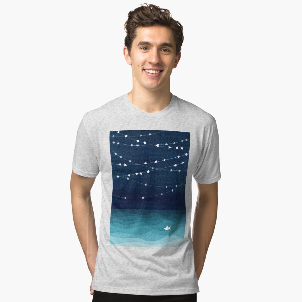 Vista previa del artículo con la obra «Camiseta de tejido mixto», diseñado y vendido por VApinx.