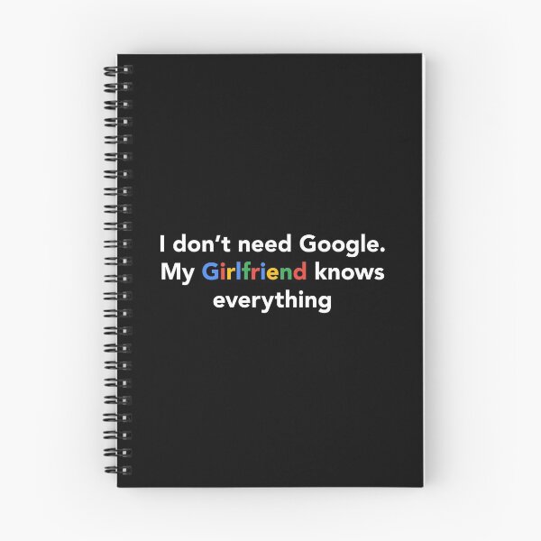 Artikelvorschau, Ich brauche kein Google, meine Freundin weiß alles entworfen und verkauft von Epic Tees.