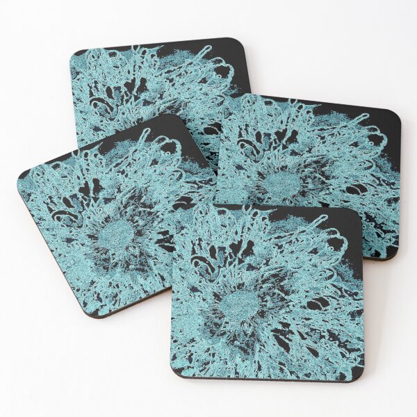 Item preview, Cosmic Flower Eruption in Light Blue designed and sold by Brenda Moszer.