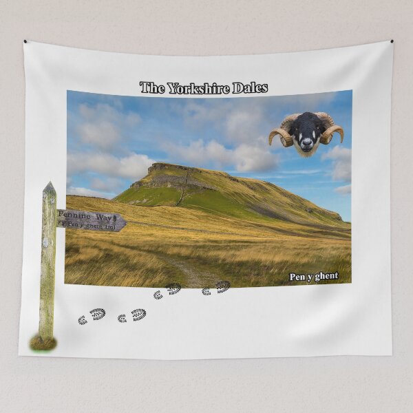 Item preview, Pennine Way and Pen-y-ghent designed and sold by Millysuewood.